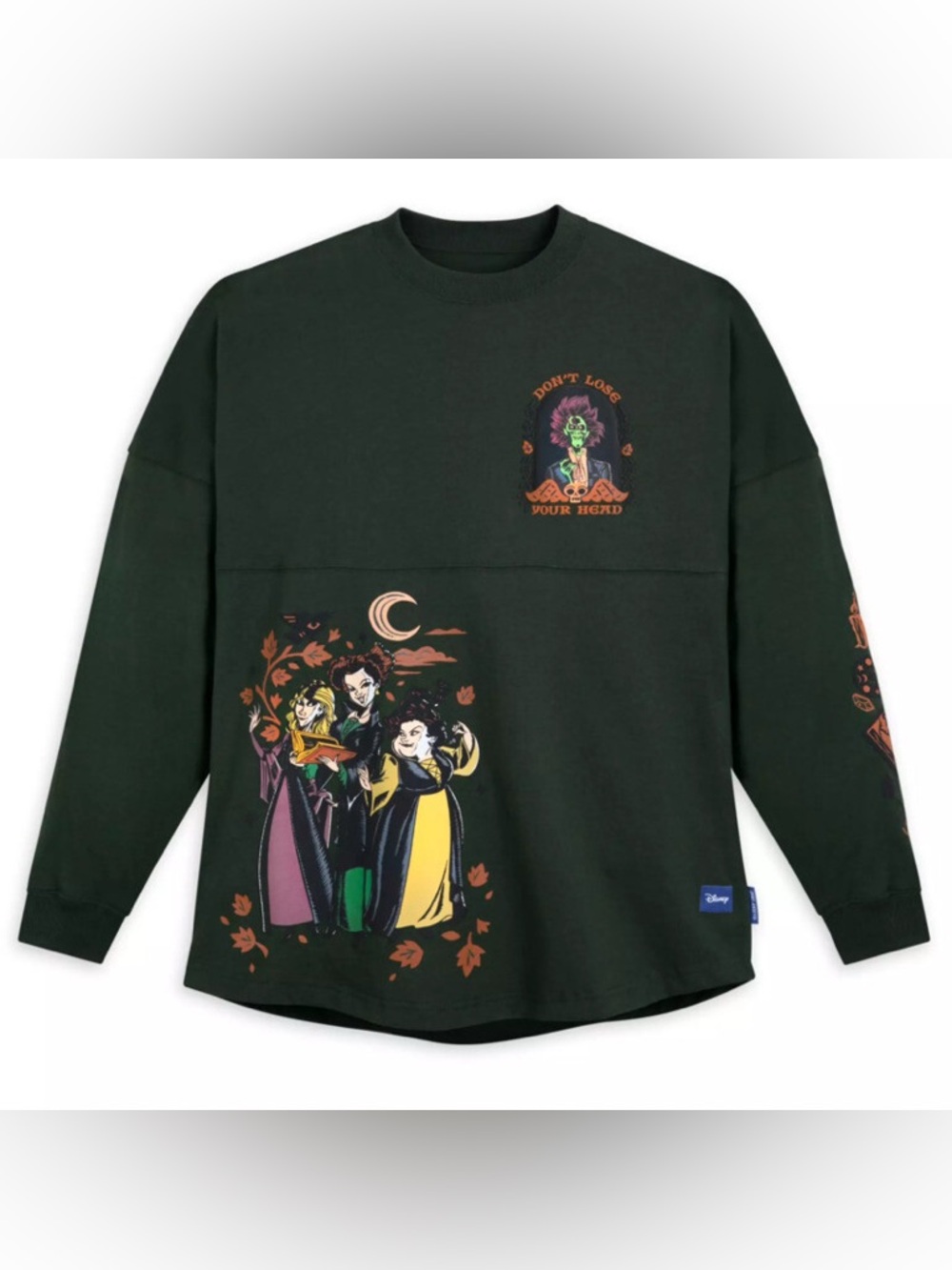 Halloween 2023 Hocus Pocus 2 Green Spirit Jersey Size Large - Picture 3 of 4